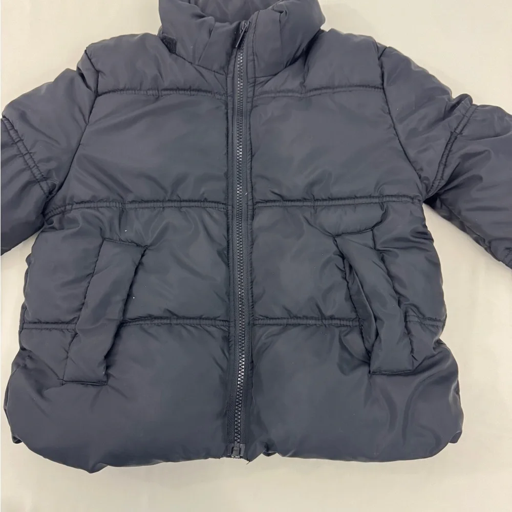 H&M Kids Dark‎ Gray Puffer Jacket Size 10